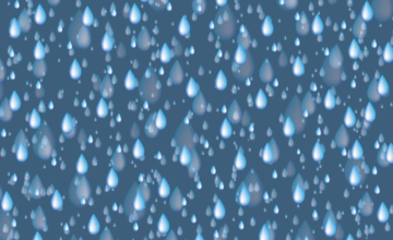 a close-up of a blue water droplet