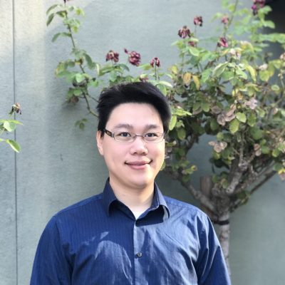 a man wearing glasses