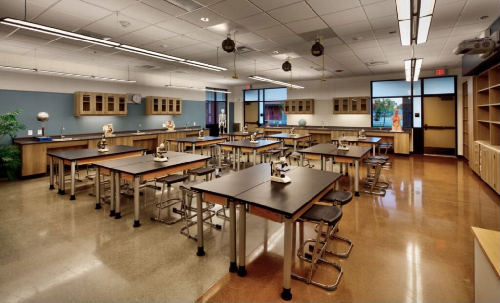 Projects: James Rutter Middle School, Science Building, New Design